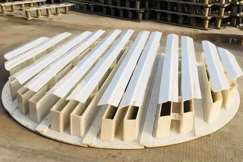 pp槽盘式液体分布器
